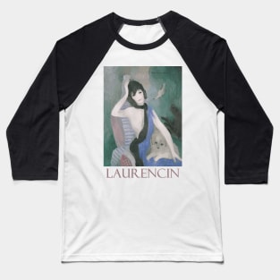 Portrait of Coco Chanel with Dog by Marie Laurencin Baseball T-Shirt